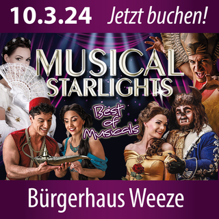 Musical Starlights im Weezer Bürgerhaus