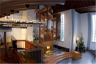 Die Orgel in der kath. Pfarrkirche St,. Cyriakus 