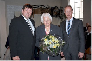 Feier zum 100. Geburtstag des Ehrenbürgers  Franz Macherey am Dienstag, dem 21.09.2010 in der Alten Schmiede