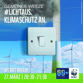 Earth Hour 2021 - LIcht aus. Klimaschutz an.