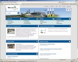 Homepage der Gemeinde Weeze im Februar 2010