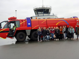 Am 26.11.2019 besuchte eine Gruppe Studenten der Fachrichtung 'Travel & Leisure' der ROC de Leijgraaf aus Cuijk den Airport Weeze