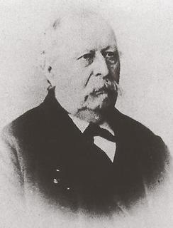August Remmets (1818-1896), langjähriger Bürgermeister von Weeze und Kervenheim (1874-1895), wohnte in der Alten Oberförsterei. Porträt.