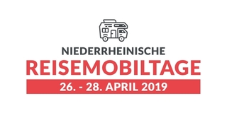 Logo Niederrheinische Reisemobiltage vom 26. bis 28. April 2019