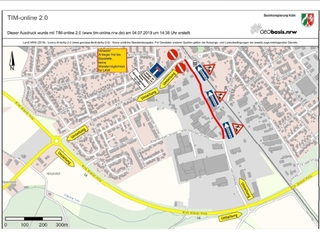 Die Straße Holtumsweg ist ab dem 15.07.2019 nur noch vom Willy-Brandt-Ring aus befahrbar