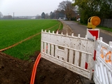Bundesförderprogramm Breitband - Fotos von den Arbeiten in der Gemeinde Weeze im November 2020