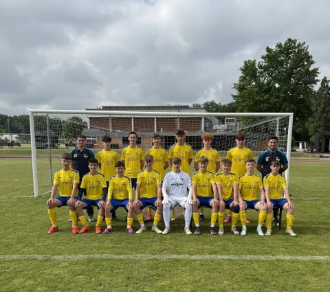 Mannschaftsfoto der TSV Weeze B1.
