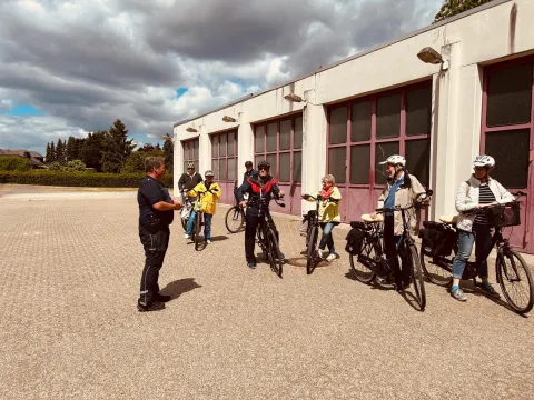 Pedelec Training des Seniorenbeirats Teilnehmende beim Pedelec Training des Seniorenbeirats