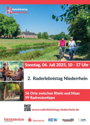 2. Raderlebnistag Niederrhein Plakat 2. Raderlebnistag Niederrhein