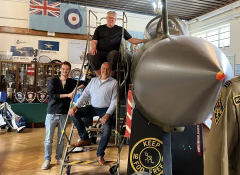 Foto Vorsitzende Royal Air Force Neue Vorsitzende Royal Air Force Museum Laarbruch