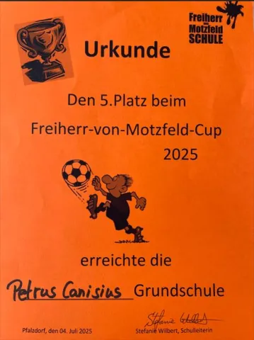 PCS 2025 Urkunde Freiherr-von-Motzfeld-Cup PCS 2025 Urkunde Freiherr-von-Motzfeld-Cup