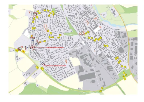 Fb6 - Verkehrsplan Kreisverkehrsplatz Marienwasserweg Nachtigallenweg Karl-Arnold-Straße Verkehrsplan Kreisverkehrsplatz Marienwasserweg Nachtigallenweg Karl-Arnold-Straße